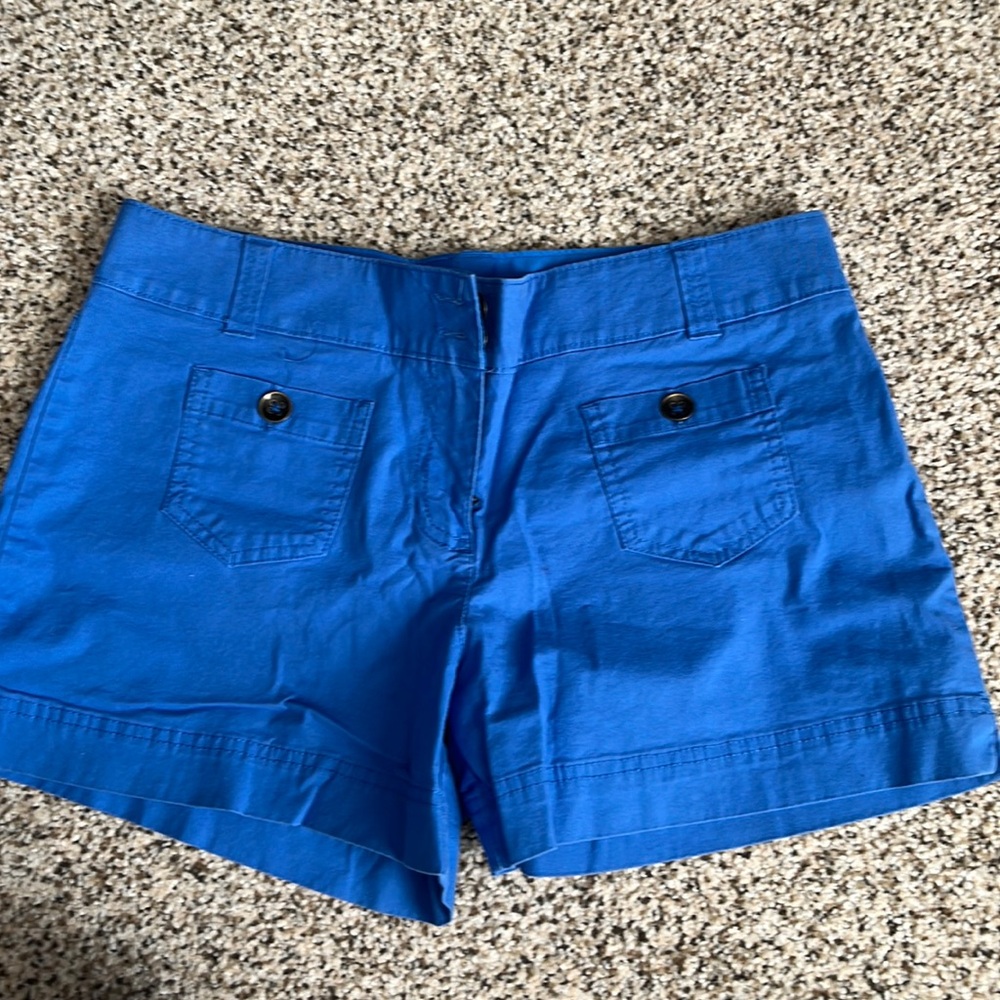 Lightly worn New York and Company blue shorts. Size 10